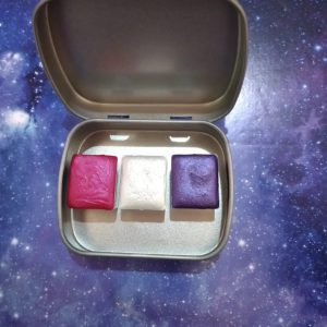 Set 3 acuarelas Set Galaxia