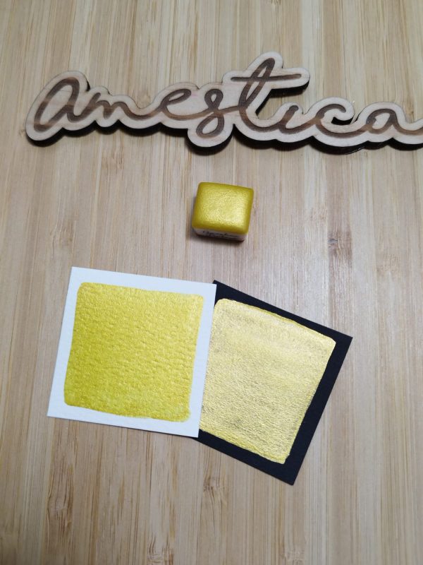 Acuarela Metalizada Oro