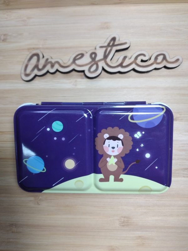 Caja vacia zodiaco "Leo" capacidad 21 acuarelas