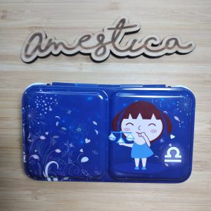 Caja vacia zodiaco "Libra" capacidad 21 acuarelas