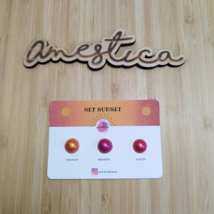 Dot Card Set Sunset