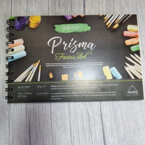 Block Prisma Gofrado Negro 160 grs. 14x 21cm
