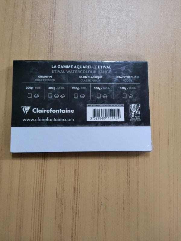 Block papel negro, doble cara de 300 grs. Clairefontaine 10x15 - Imagen 3