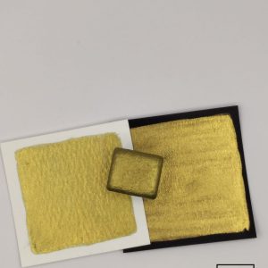 Acuarela Metalizada Té Verde