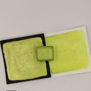 Acuarela Metalizada Verde Neón