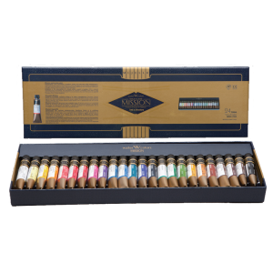 MIJELLO ARTIST MISSION GOLD CLASS SET ACUARELA 24 TUBOS DE 7 ML