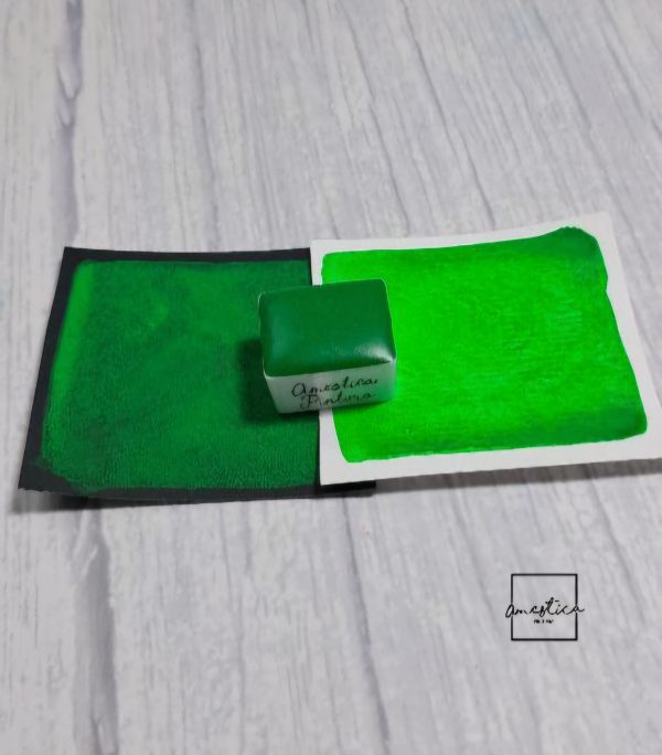 Acuarela Neón Verde Fluor